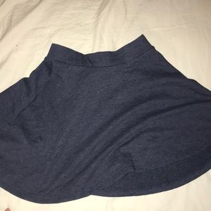 Blue mini skirt